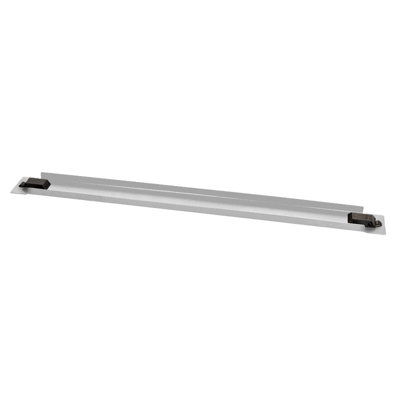 19" Blank Panel, Tool-Free Snap-In Type, 1u, Metal, Gris