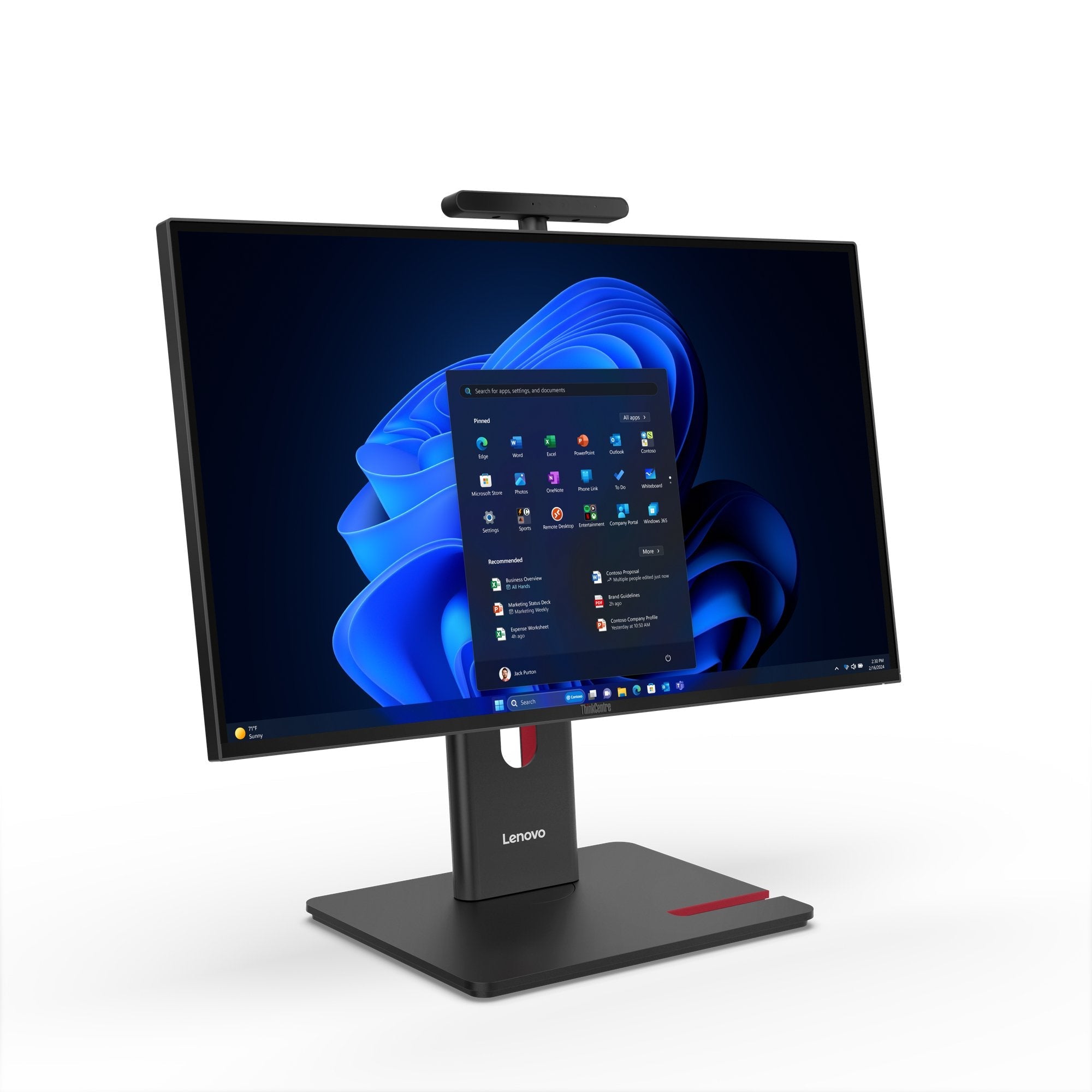 EAN 199271503058 - Lenovo ThinkCentre M90a Gen 6 Intel Core Ultra 7 265 60,5 cm (23.8") 1920 x 1080 Pixeles PC todo en uno 32 imagen 4