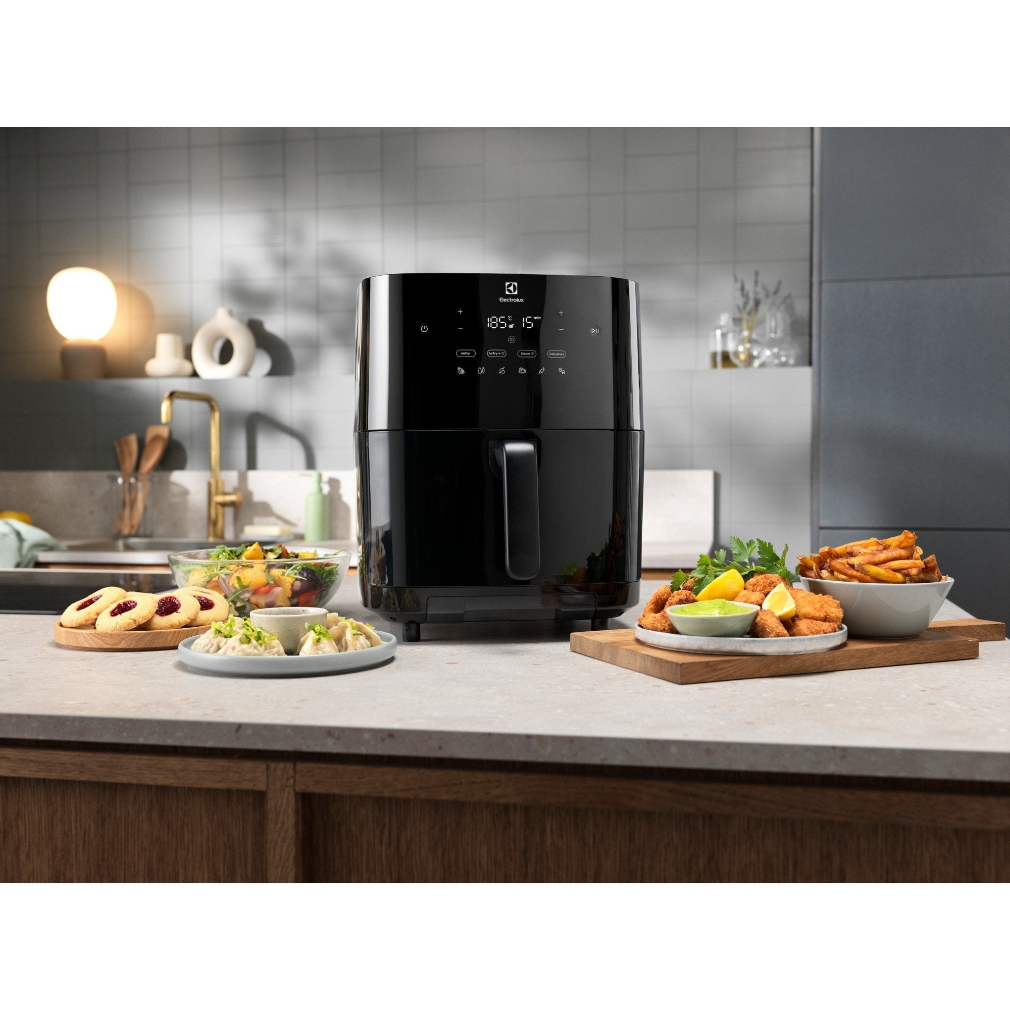 Electrolux Eaf7sb Sencillo 6,9 L Independiente 1700 W Freidora De Aire Caliente Negro