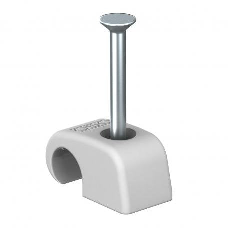 Obo 2025 18 Lgr Haft-Clip 4-7mm L18 Pp Lichtgrau Ral7035 2228610