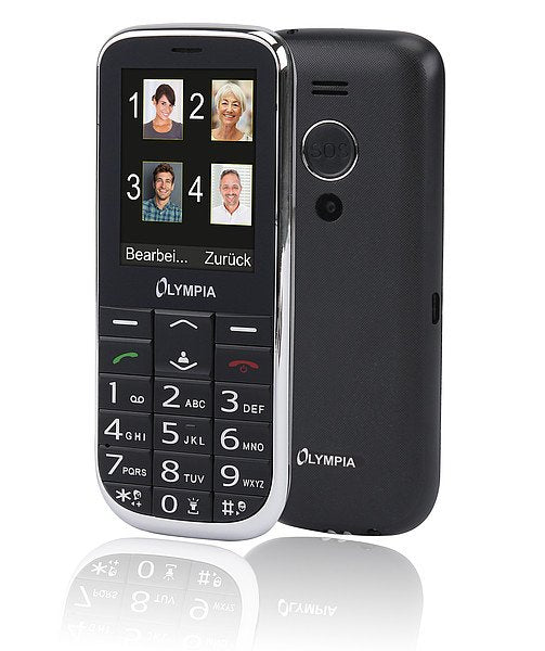 Olympia Joy Ii 6,1 Cm (2.4") 64 G Negro Teléfono Con Cámara