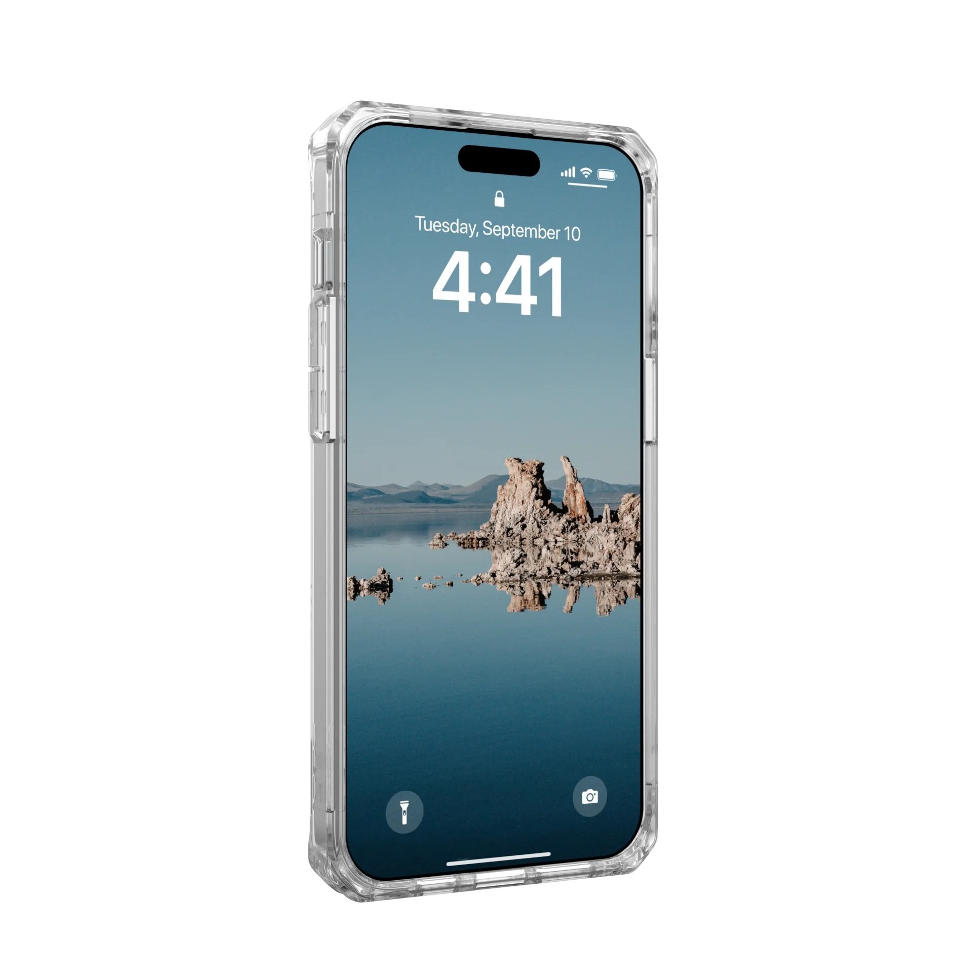 Funda Urban Armor Gear 114305114348 Para Iphone 15 Pro Max  (6.7") Transparente