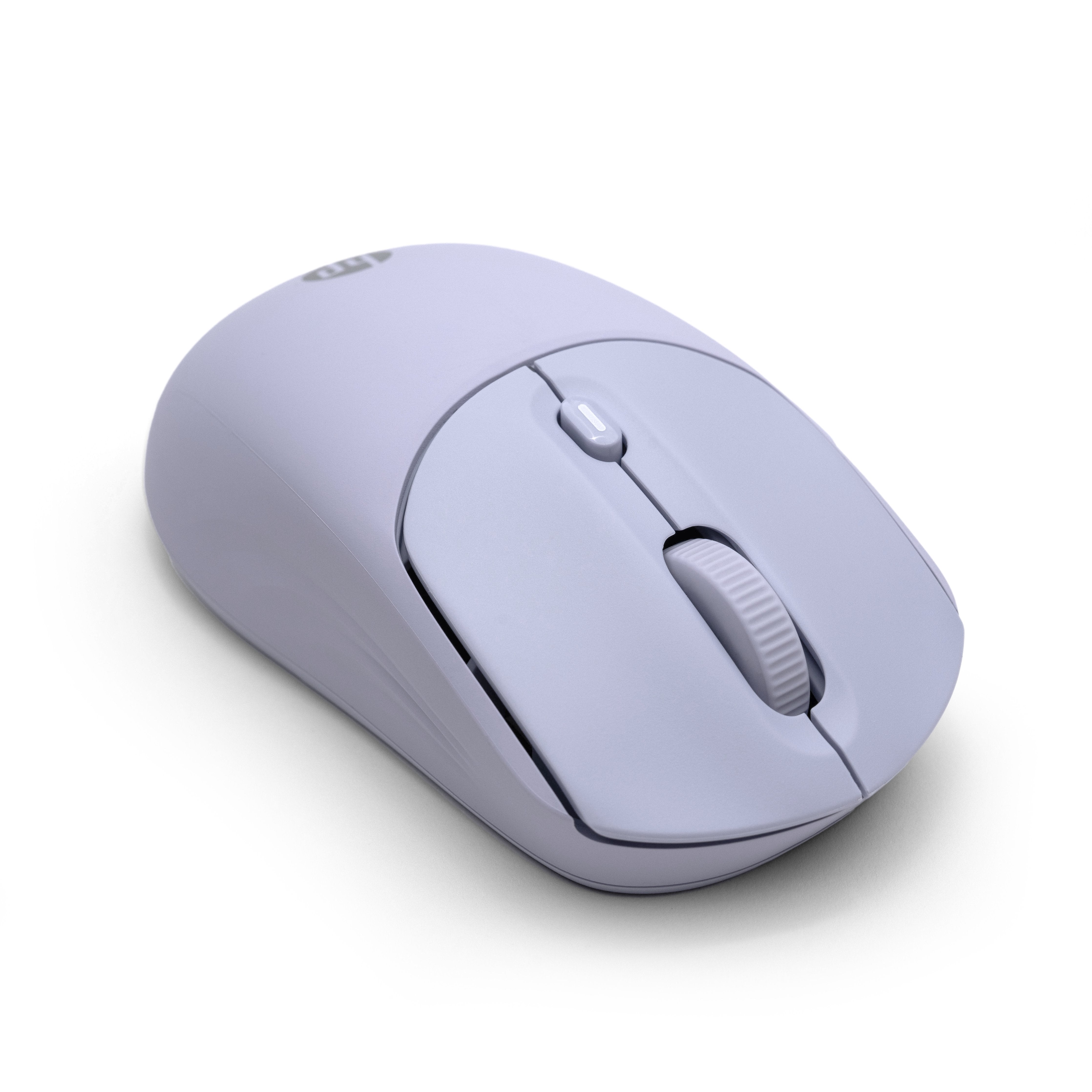 Hp 400 Rat N Inal Mbrico Dual - Bluetooth Y Usb 2.4ghz  Bater A De 24 Meses  Clics Silenciosos  Tacto Suave  Morado