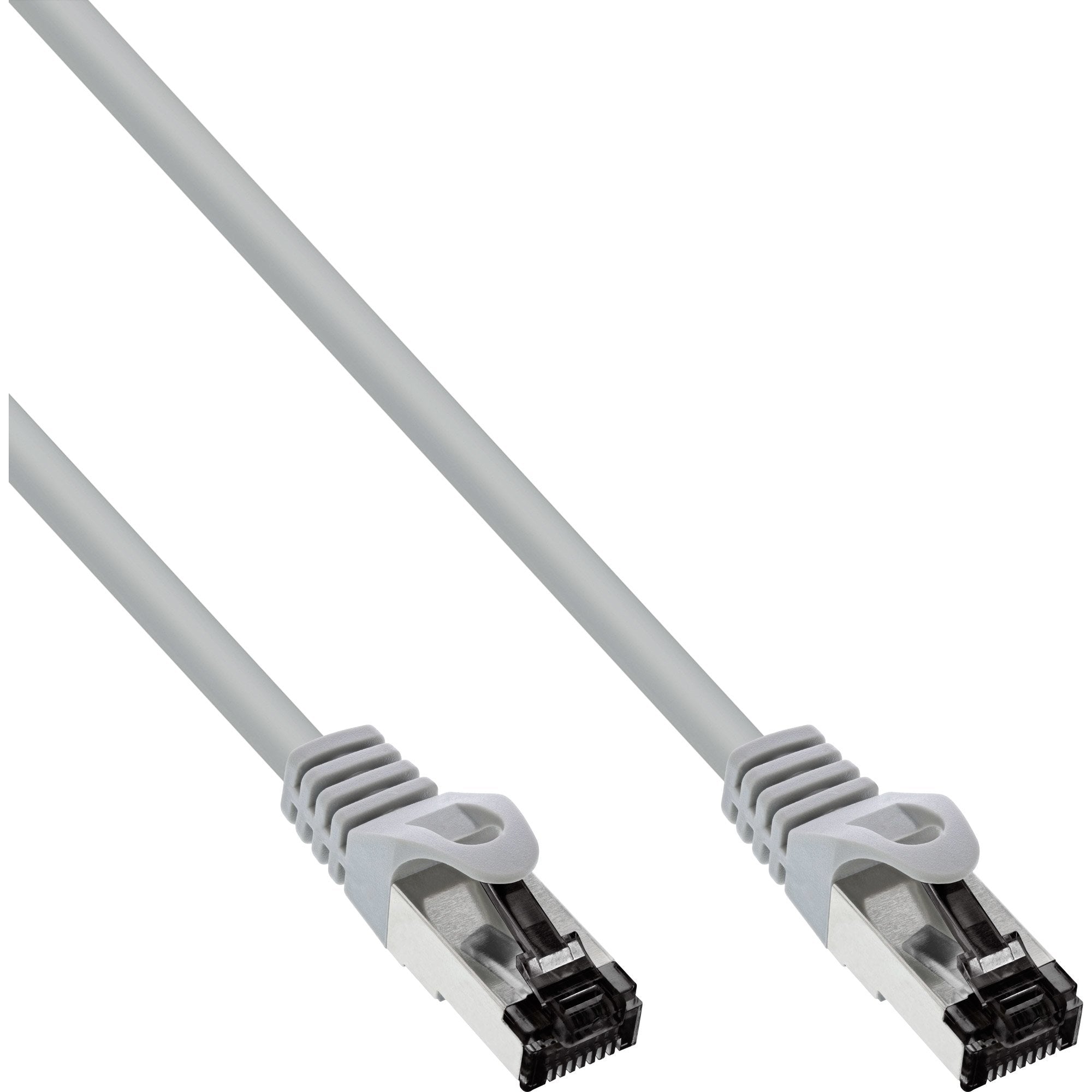 Cable De Red Inline S/Ftp Pimf Cat.8.1 Libre De Halógenos 2000mhz Gris 2m