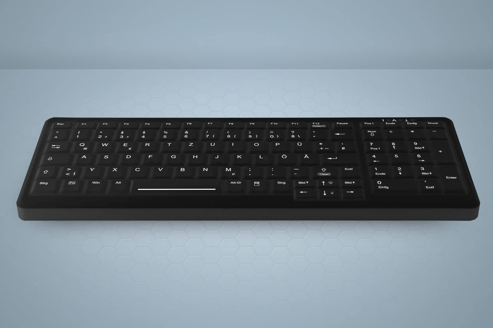 EAN 7061113781838 - Active Key AK-C7000 teclado Médico USB QWERTZ Alemán Negro imagen 8