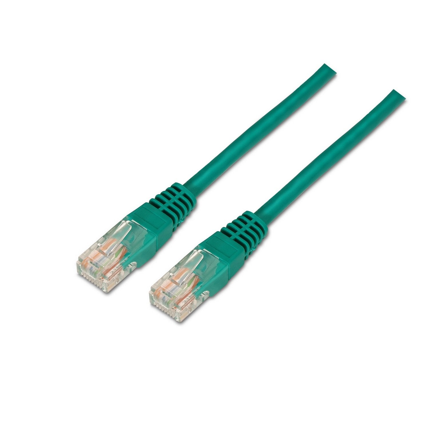EAN 8436574702446 - AISENS A135-0245 cable de red Verde 0,5 m Cat6 U/UTP (UTP) imagen 1