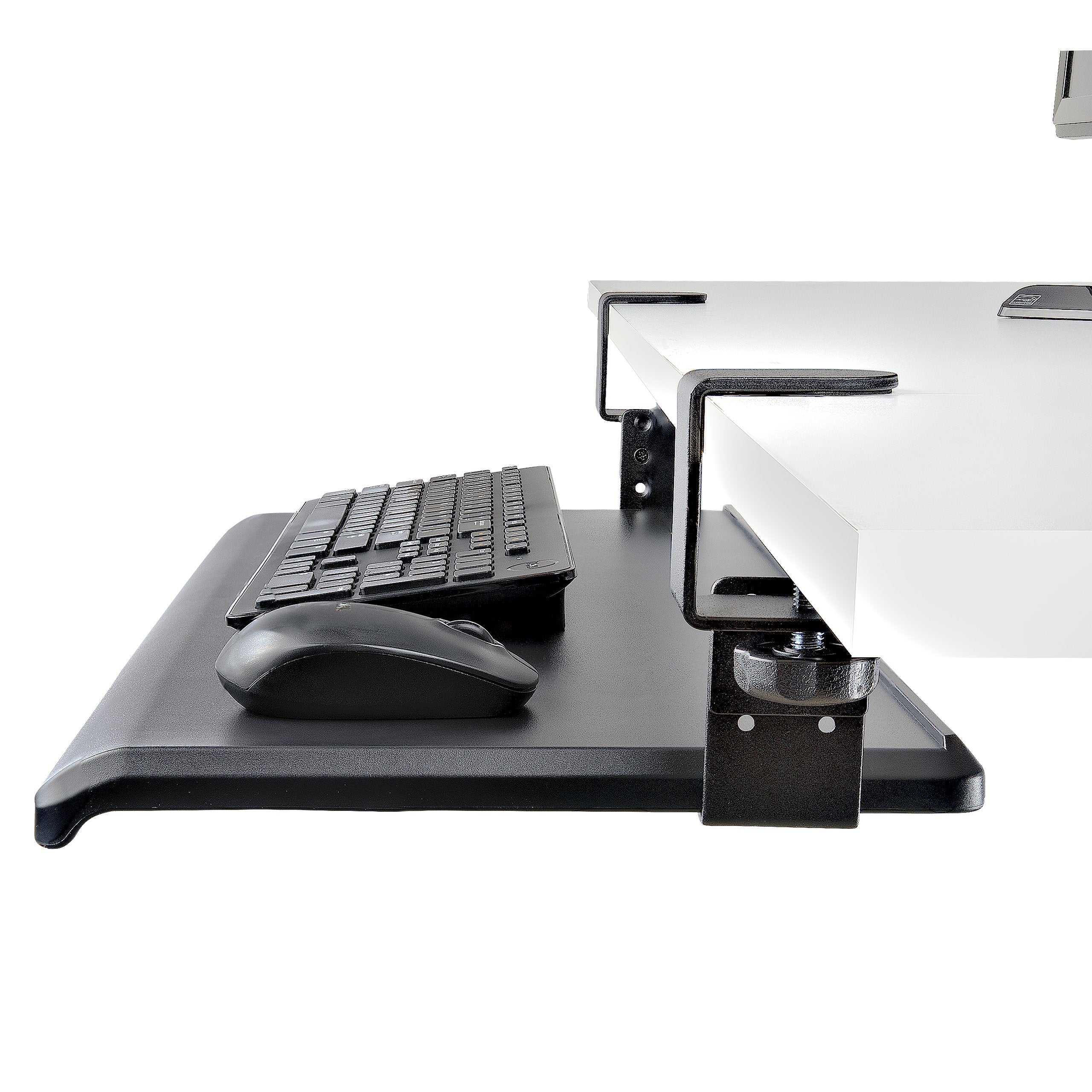 Startech.Com Teclado-Tray-Clamp1 Estacion De Trabajo Sentado O De Pie