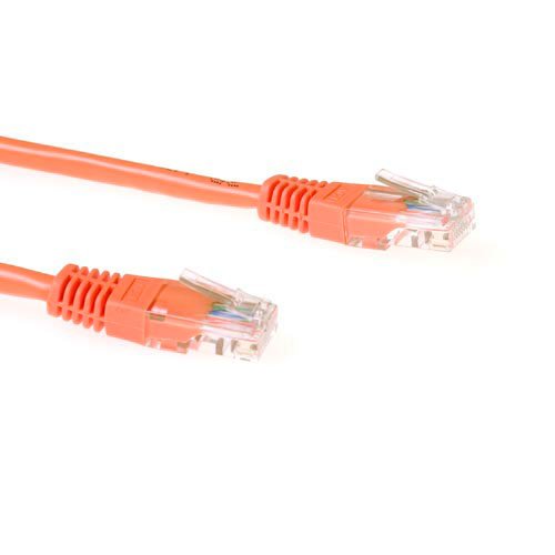 Naranja 20 Meter U Utp Cat6 Patch Cable With Rj45 Connectors