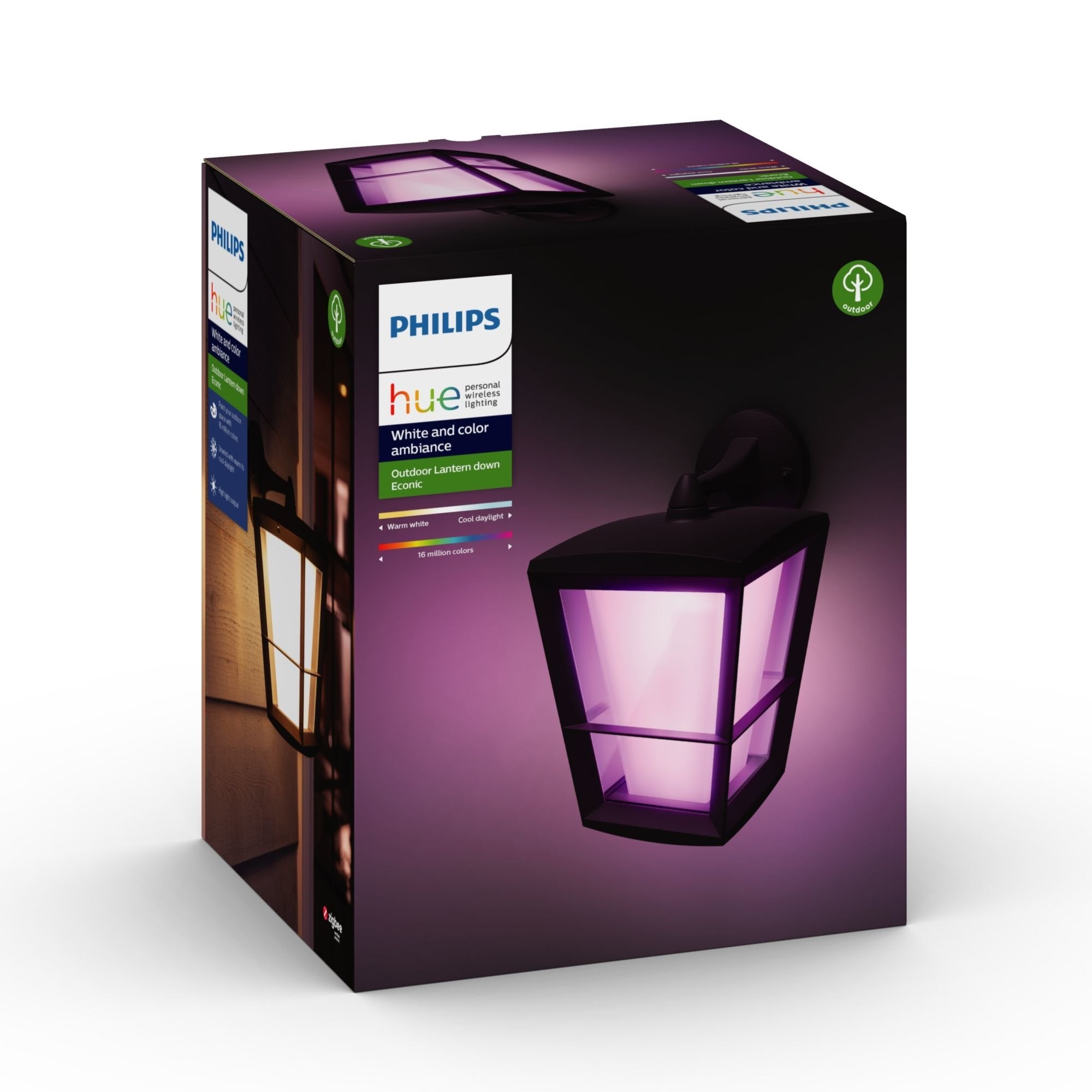 Philips Hue White And Color Ambiance Aplique Mural Para Exteriores Econic