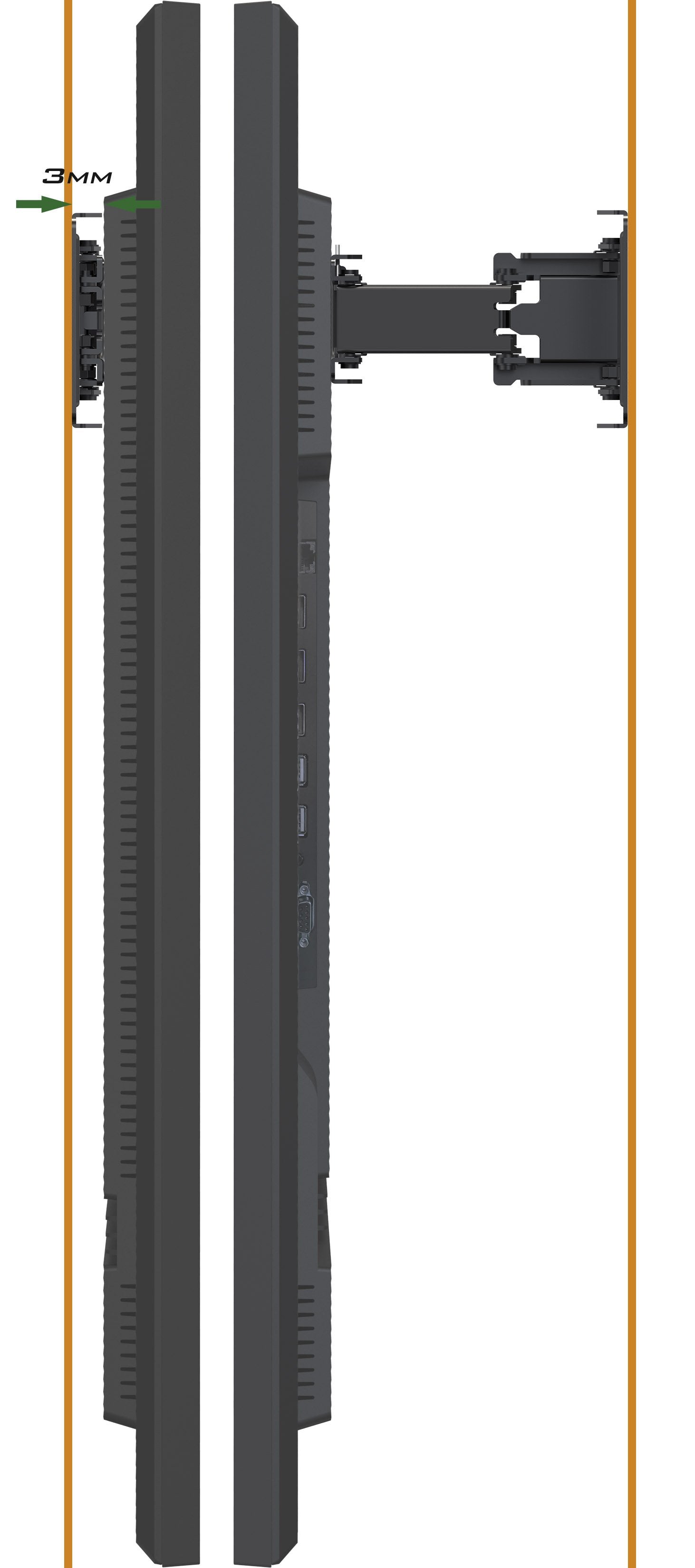 Monitor 65" Public Mount-D Iiyama Md-Wm0001