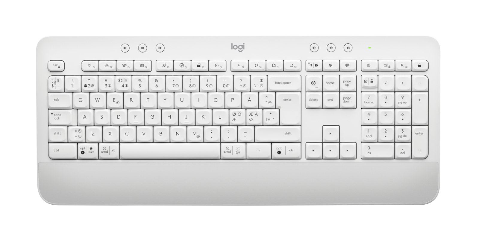 EAN 5099206105485 - Logitech 920-011038 teclado Ratón incluido Oficina Bluetooth QWERTY Nórdico Blanco imagen 6