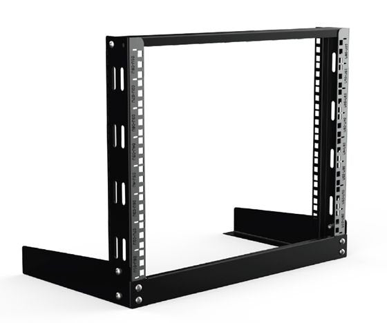 19" Desktop Shelf 4u W=600  D=300 Black (Demounted)