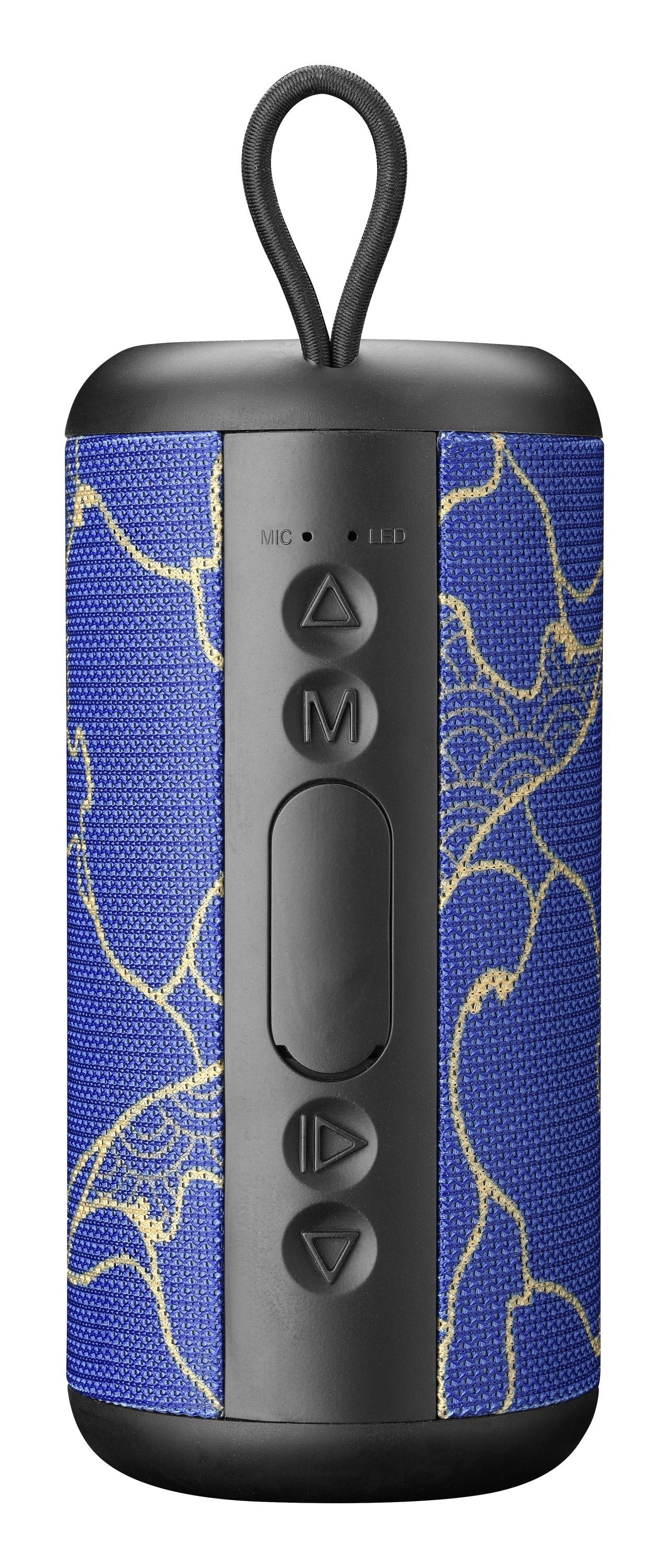 Music Sound 8018080483707 Altavoz Monofónico Portátil Azul 5 W