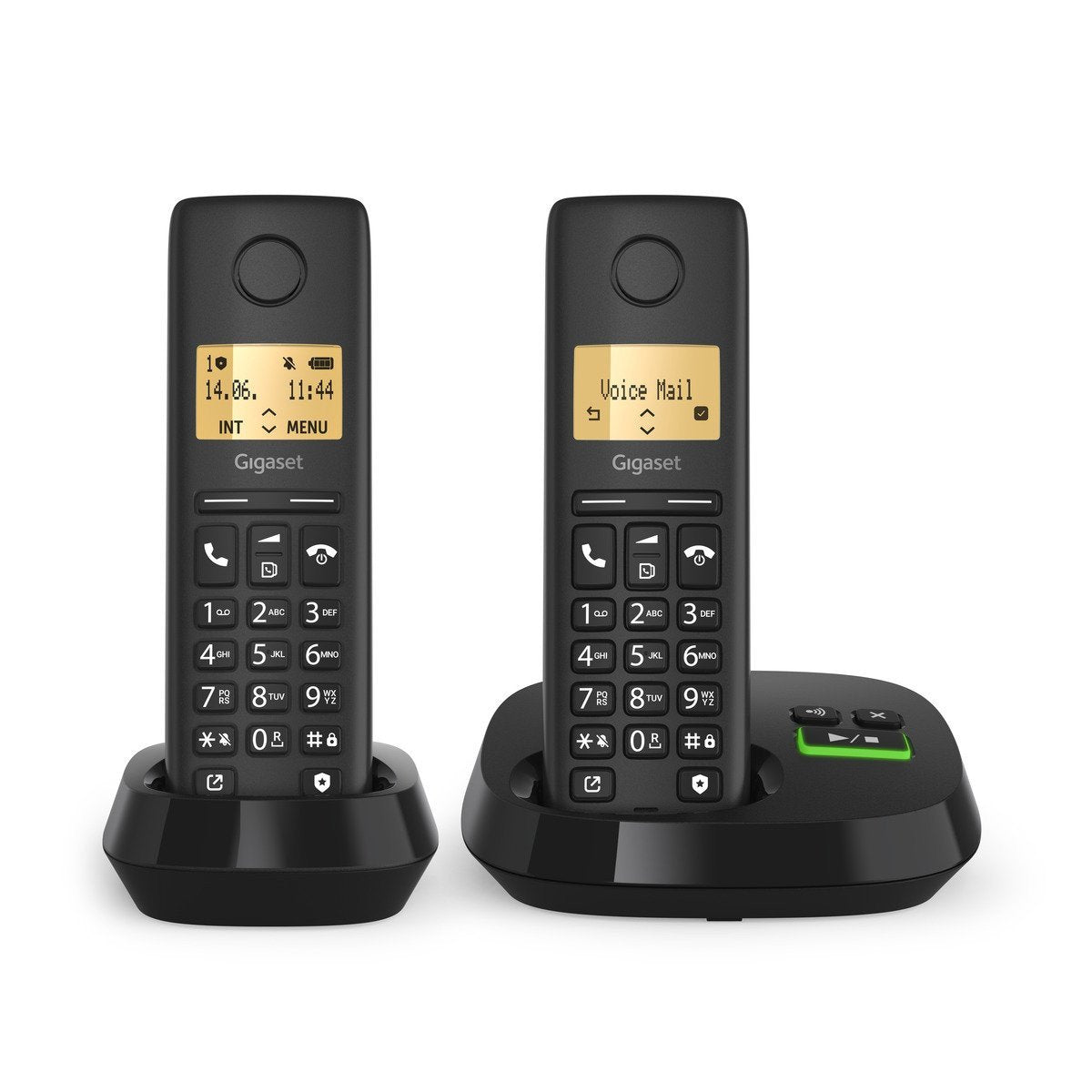 EAN 4250366871523 - Gigaset PURE 100A Duo Teléfono DECT/analógico Identificador de llamadas Negro imagen 2