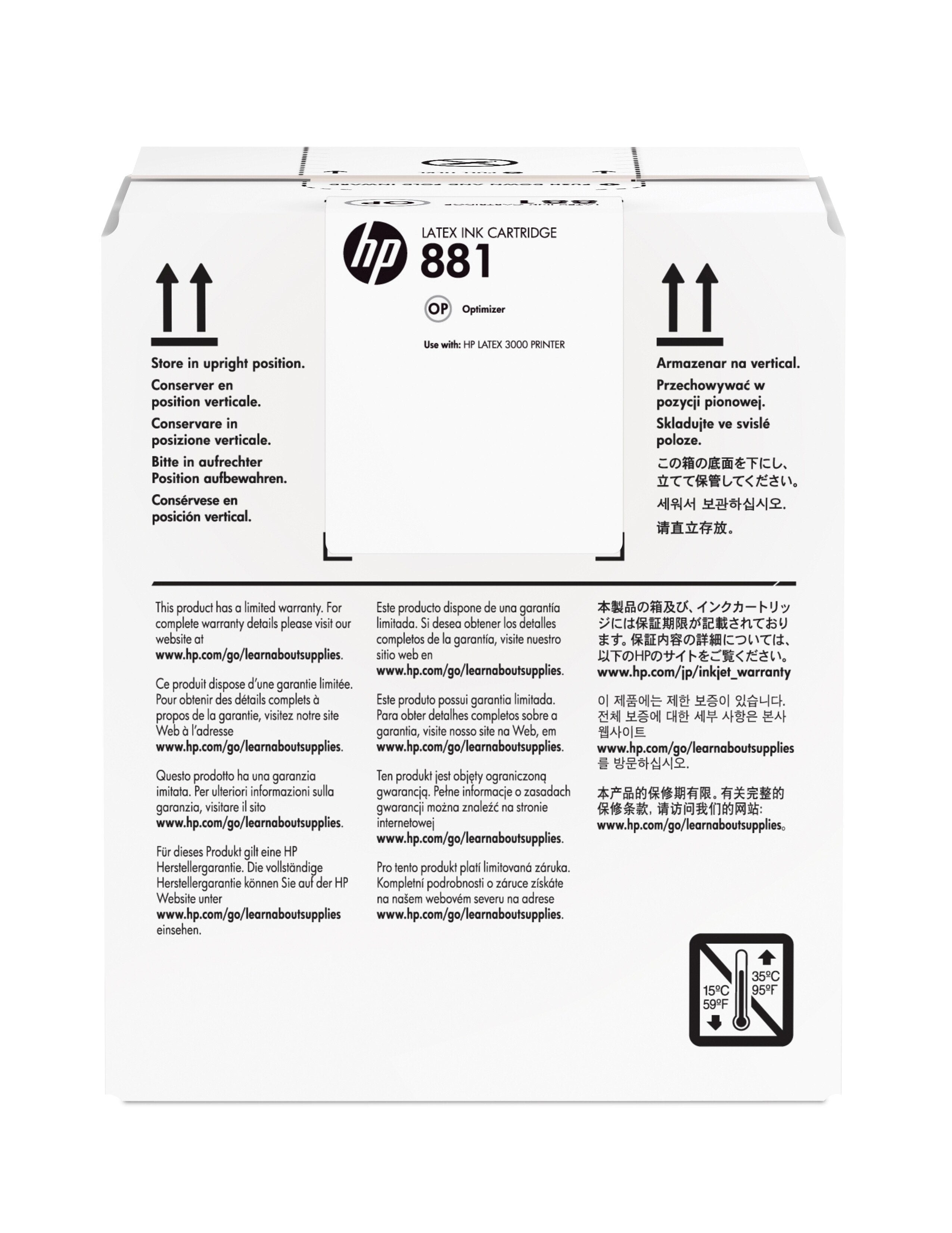 EAN 887758106709 - HP 881 5-liter Latex Optimizer Cartridge cabeza de impresora imagen 1