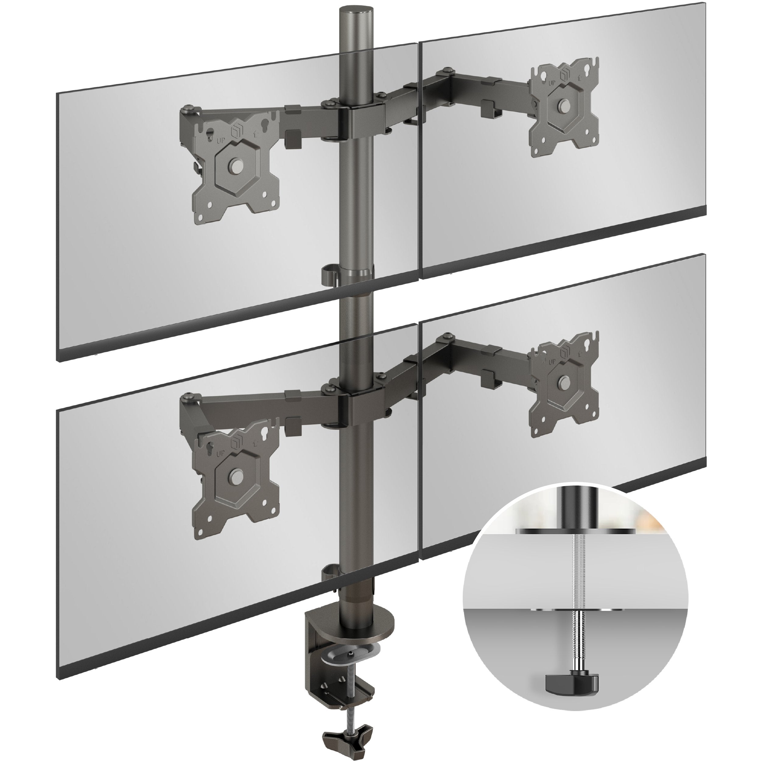 EAN 4603728440910 - ONKRON D421E-B soporte para monitor 81,3 cm (32") Escritorio imagen 2