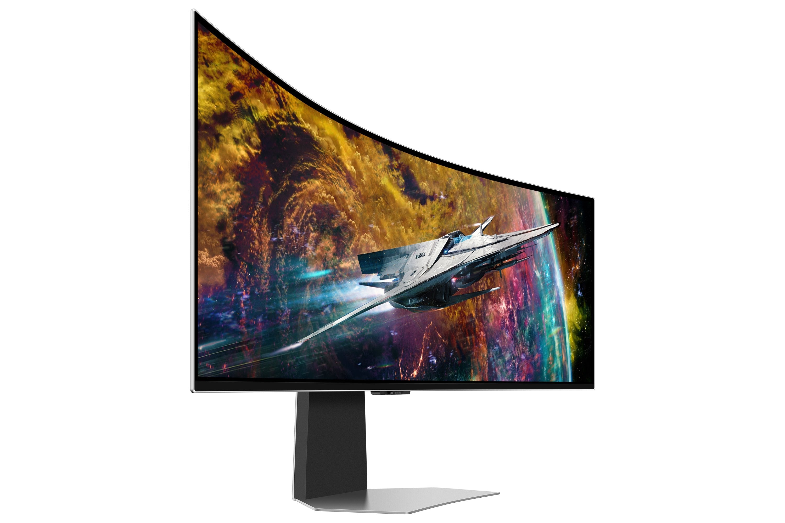 EAN 8806094969658 - Samsung G95SC pantalla para PC 124,5 cm (49") 5120 x 1440 Pixeles Dual QHD OLED Plata imagen 8