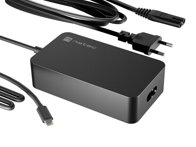 Cargador Natec Grayling Usb-C 45w Para Portatiles, Tablets, Smartphones