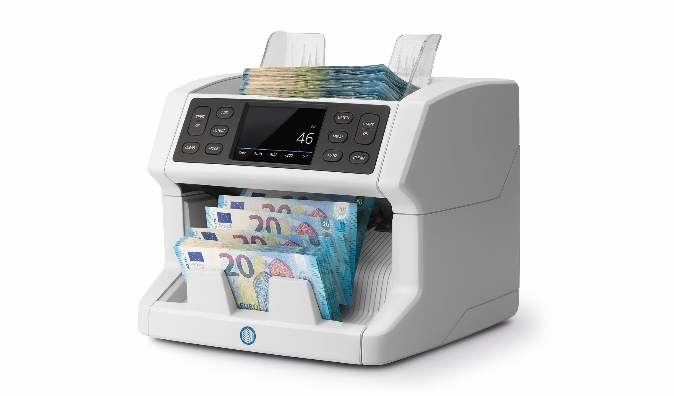 Safescan 2850 Contadora Automatica De Billetes - Deteccion Billetes Falsos En 3 Puntos - Pantalla Tactil Y Menu