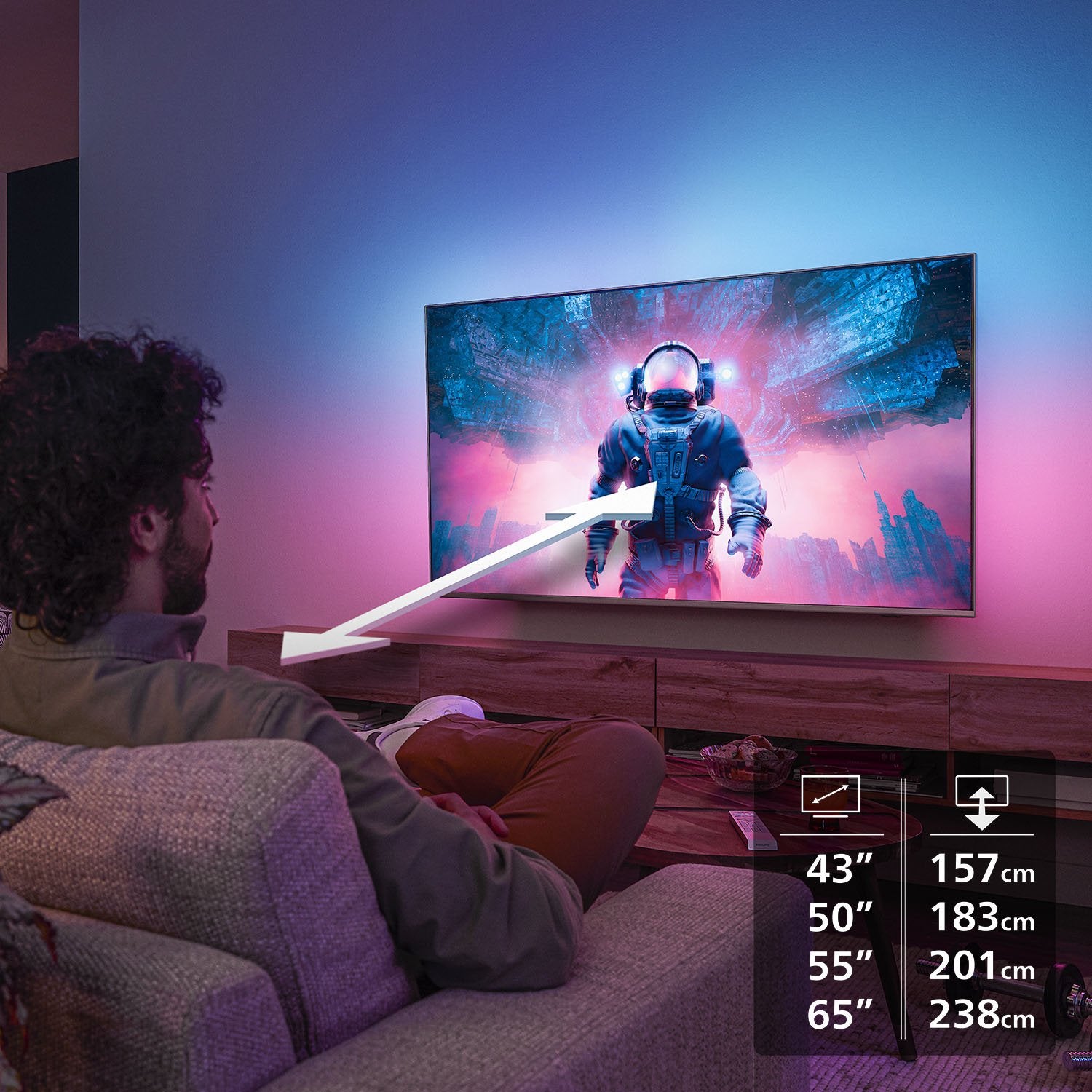EAN 8718863045800 - Philips 50PUS8500/12 Televisor 127 cm (50") 4K Ultra HD Smart TV Wifi Negro imagen 9