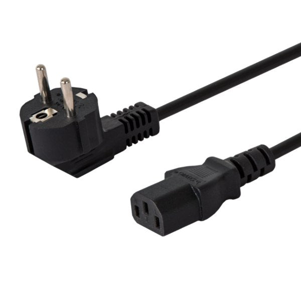 EAN 5901986046189 - Savio CL-146 cable de transmisión Negro 3 m IEC C13 IEC Type E (3.4 mm, 3.1 mm) imagen 1