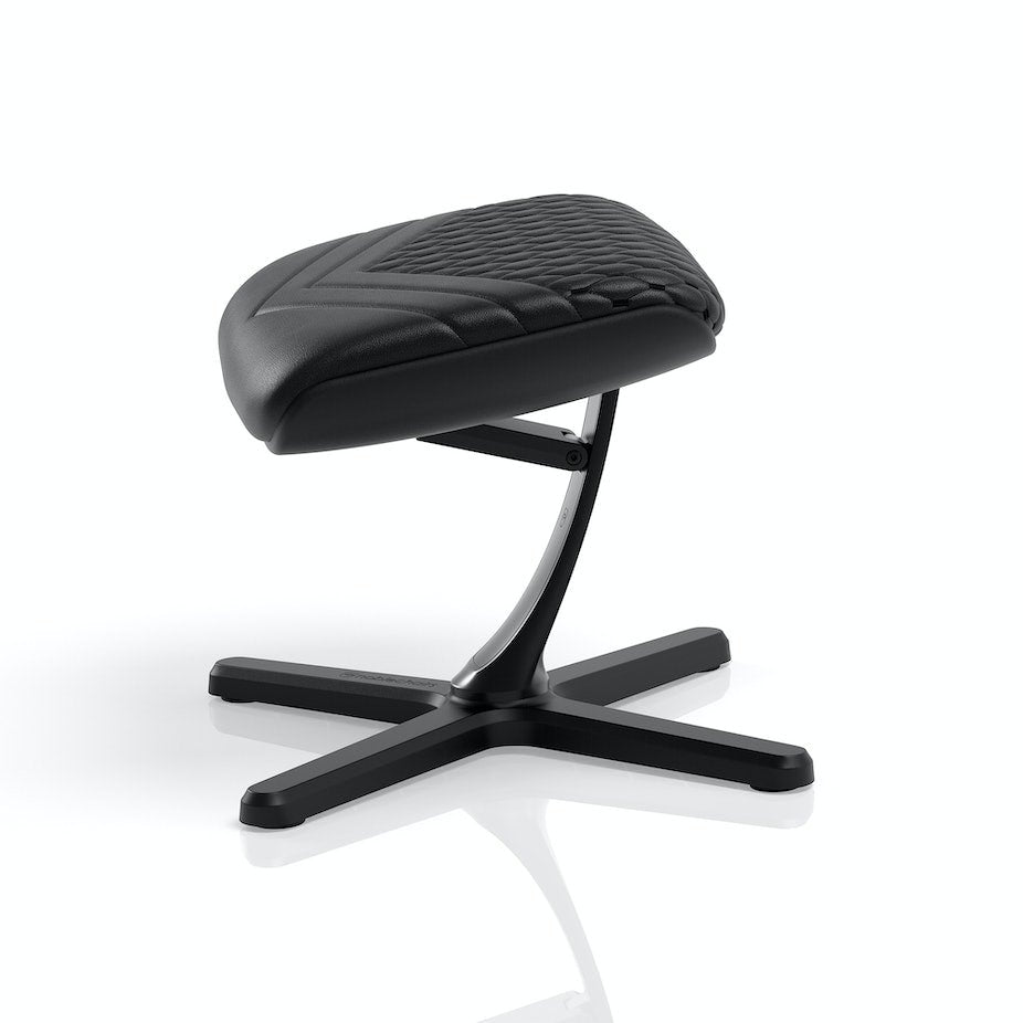 Noblechairs Reposapiés 2 - Echtleder Negro