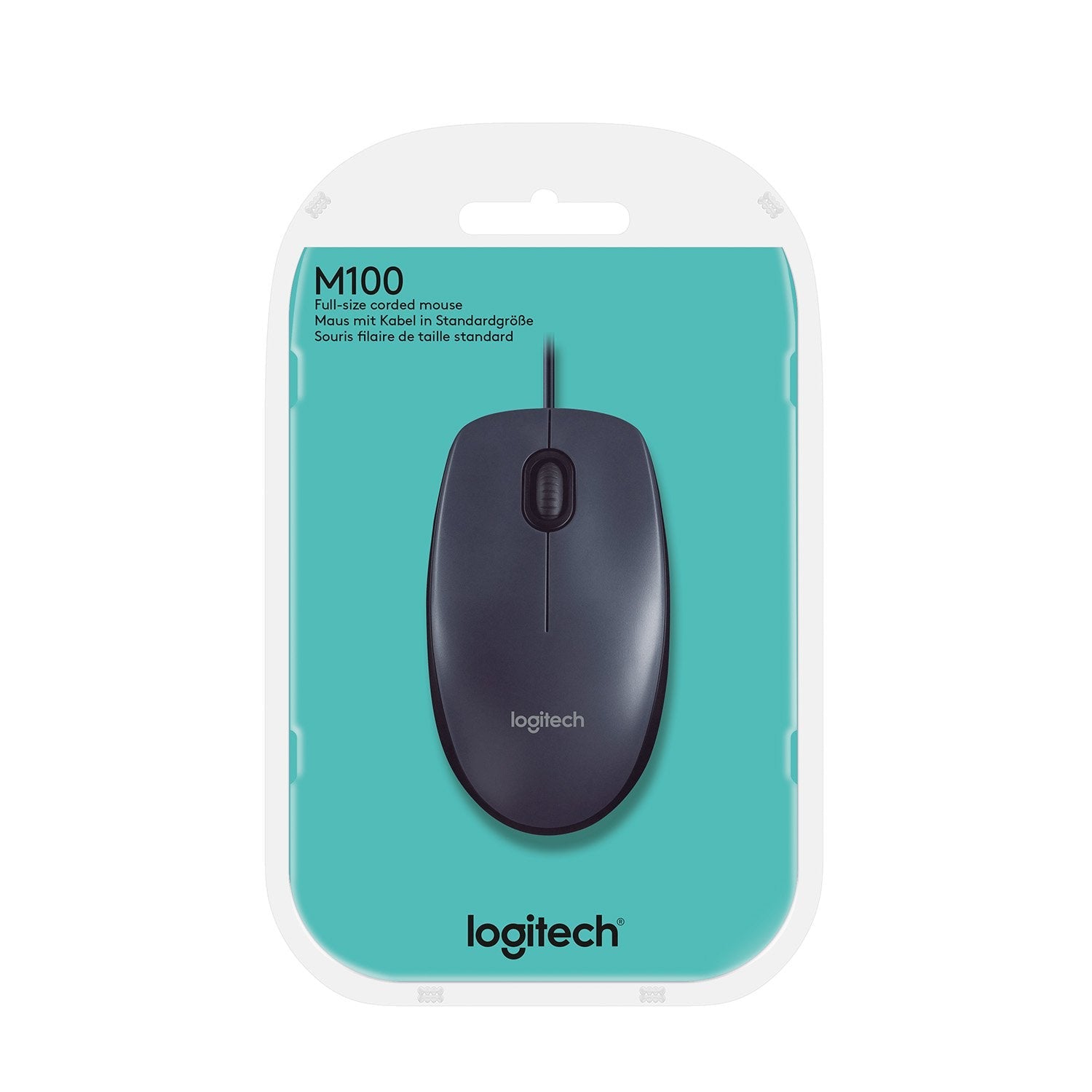 Ratón Con Cable Logitech M100 910-005003 - Usb 2.0 · 1000dpi · Negro