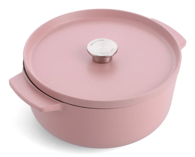 Kitchenaid Bräter Mit Deckel Gusseisen 26cm, Rosa