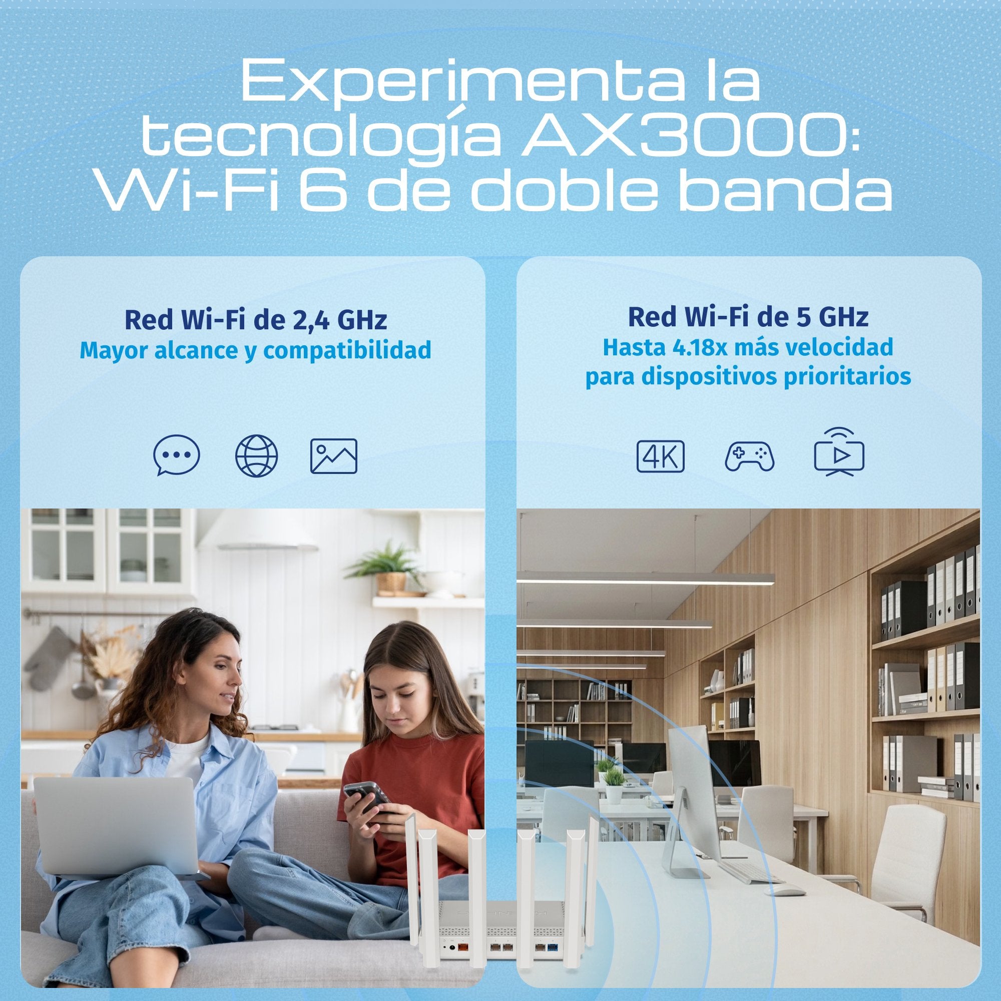 EAN 4897082922049 - Keenetic Hero 5G (KN-4110) router inalámbrico 2.5 Gigabit Ethernet Doble banda (2,4 GHz / 5 GHz) Gris, Bl imagen 4