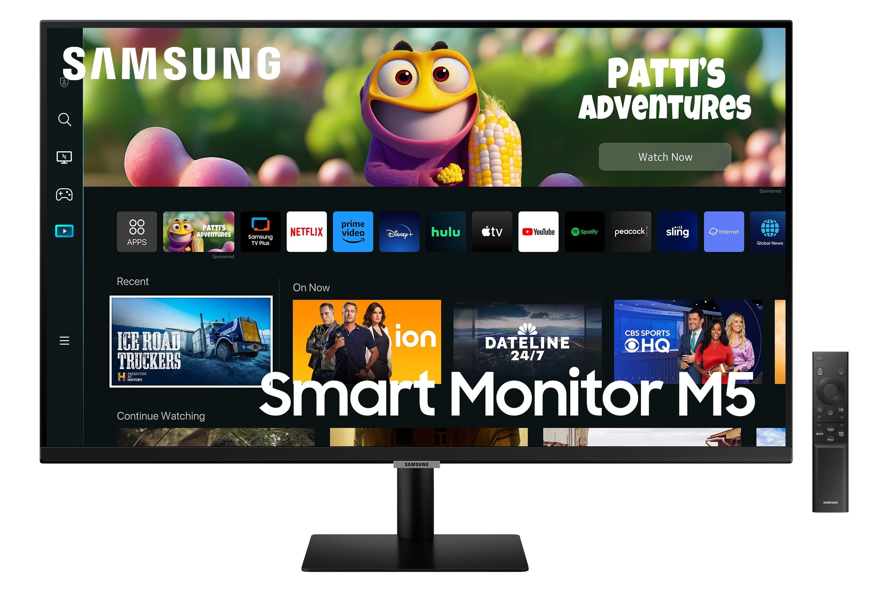 Smart Monitor Samsung M5 M50c S27cm500eu 27' Full Hd Smart Tv Multimedia Negro
