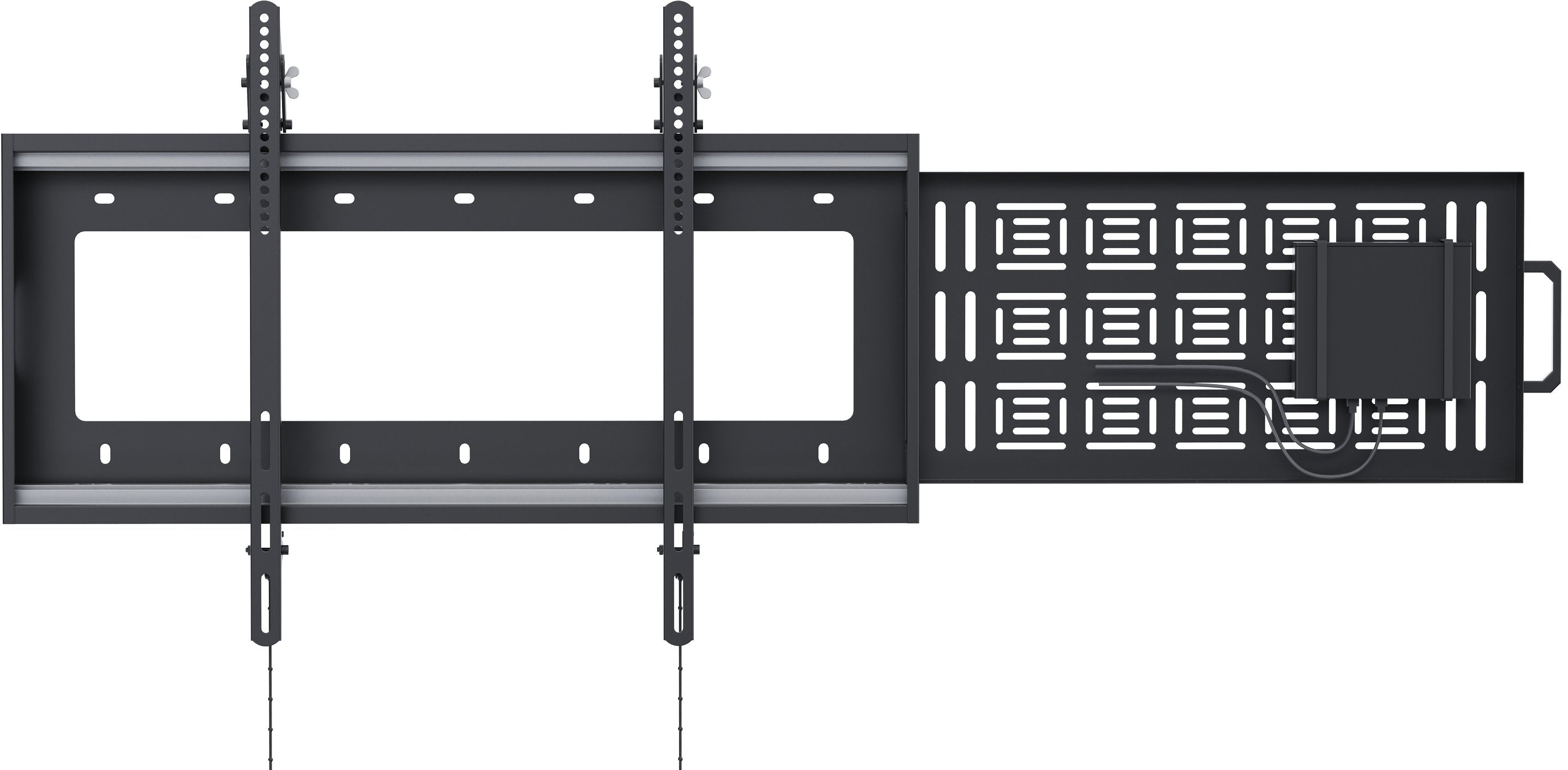 Montaje De Pared Para Pantalla Con Deslizamiento De Alta Resistencia Se Adapta A Pantallas De 47 A 90" Con Tamaños Vesa De Hasta 800 X 600 Inclinación De 5 Grados Adecuado Para Paneles Planos Interactivos O Pantallas Brazos Se Aseguran Firm