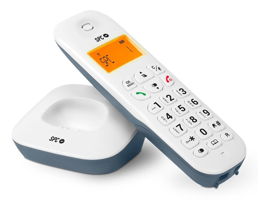 EAN 8436542859684 - SPC Air Teléfono analógico Identificador de llamadas Azul, Blanco imagen 2