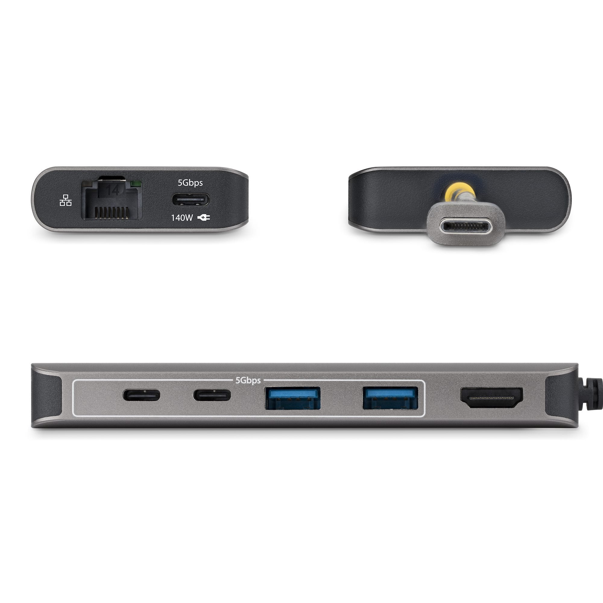 Mini Dock Hub Multipuertos Usb-C/Hdmi Pd 140w 4k60hz
