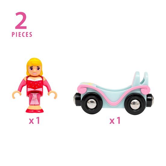 Brio Princesa Disney Bella Durmiente Con Vagón 63331400