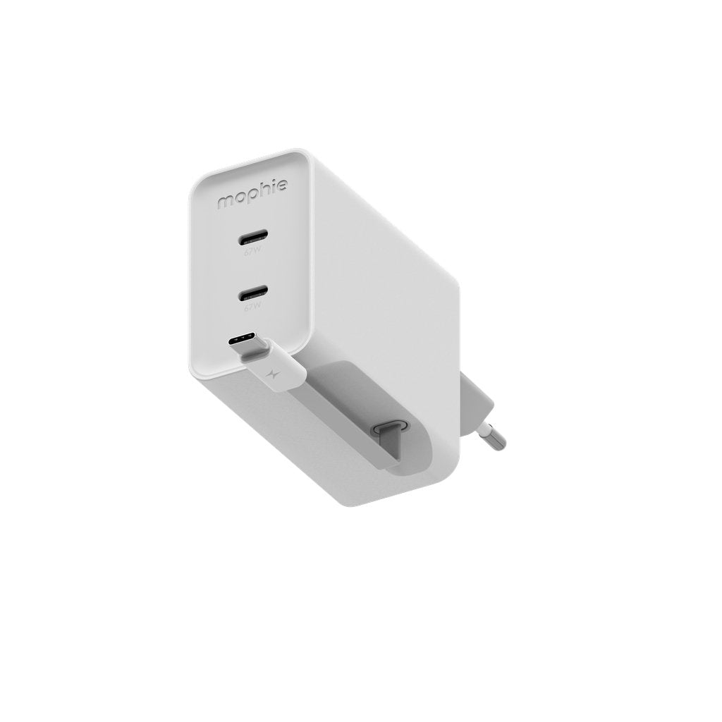Zagg Mophie Netzteil Gan 67w 2x Usb-C 2026 Blanco