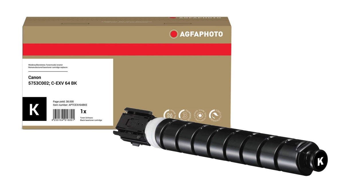 Agfa Photo Tóner Negro Aptcexv64bke  38000 Copias