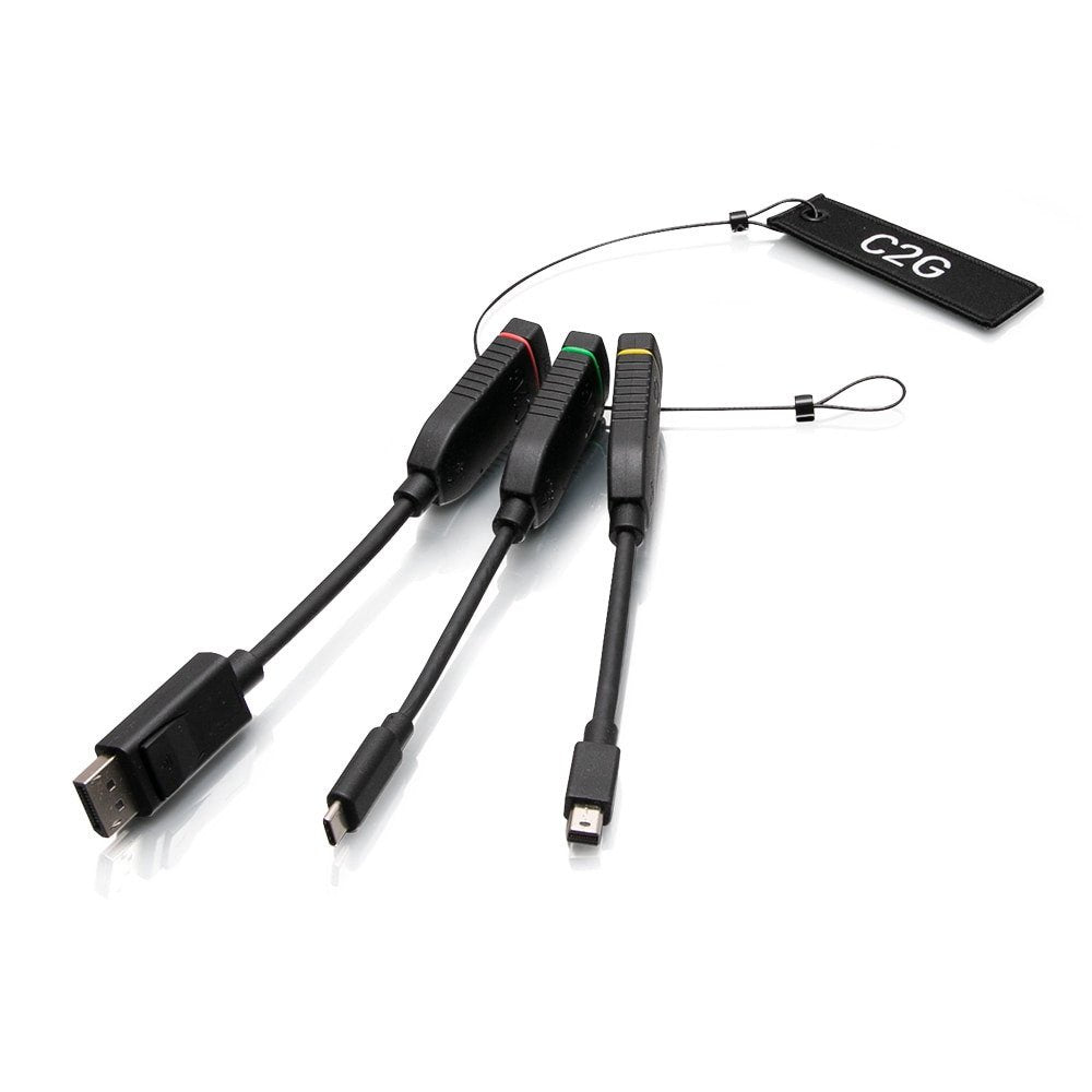 EAN 757120300281 - C2G C2G30028 cambiador de género para cable Mini DisplayPort, DisplayPort, USB-C Negro imagen 4