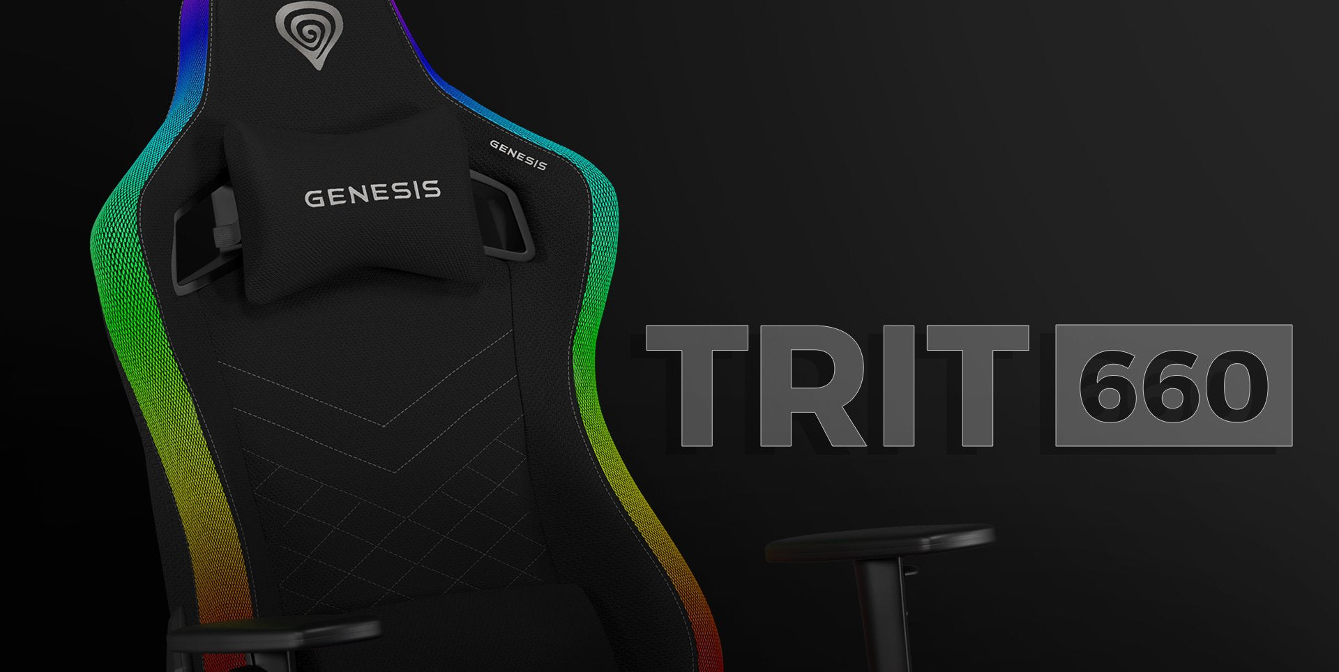 Silla Gaming Genesis Trit 660 Rgb Negra