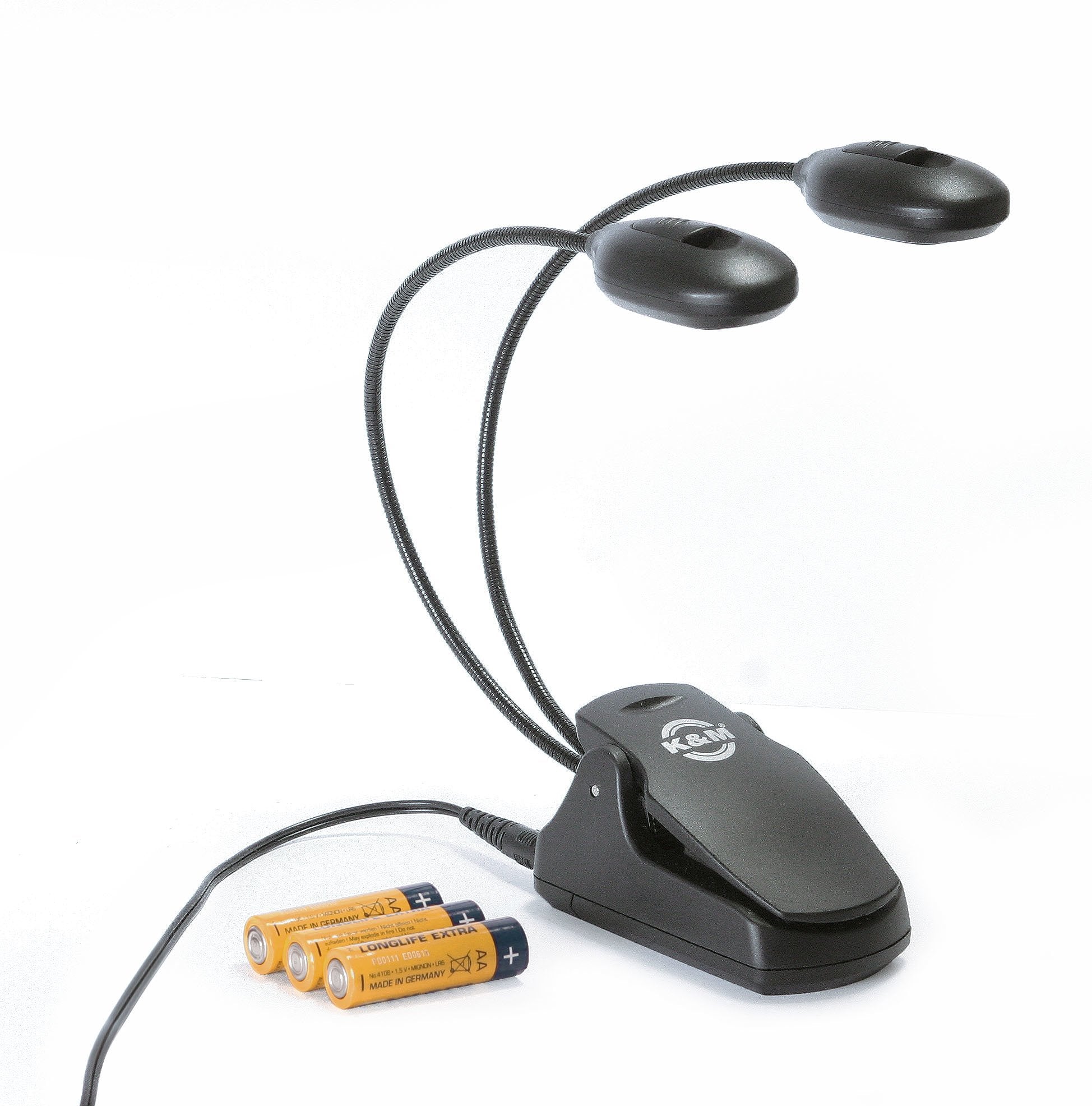 K&M 12270 Notenpultleuchte Twin Head