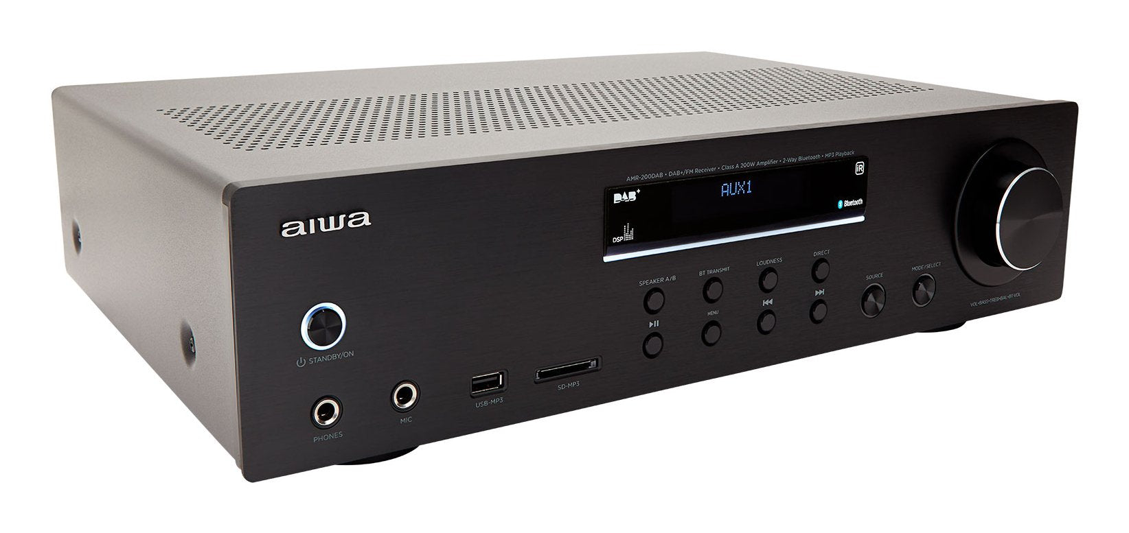 Amplificador Estéreo Aiwa Amr-200dab 200w