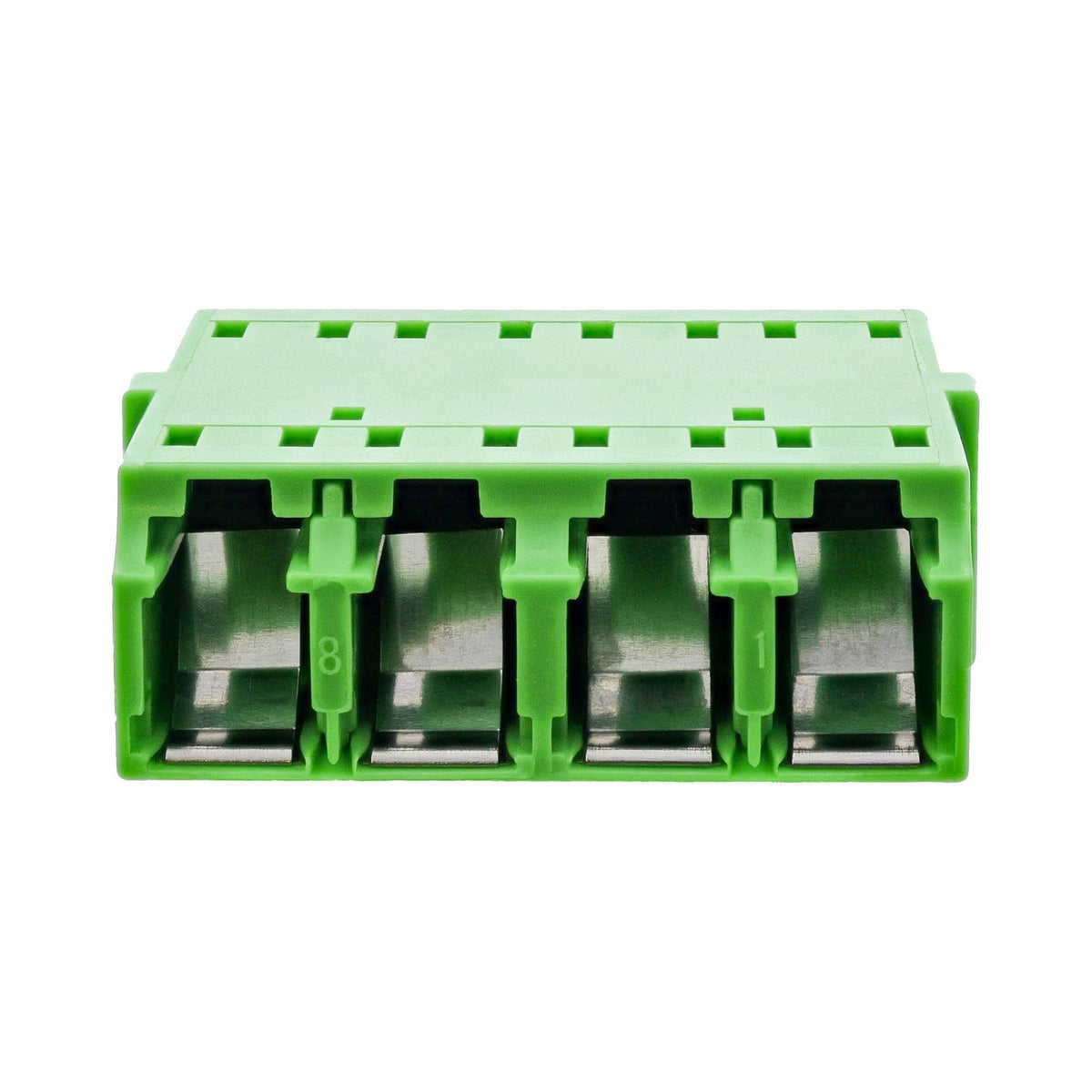Inline® Fibre Optic Coupler, Quad Lc/Lc, Singlemode, Green, Ceramic Sleeve