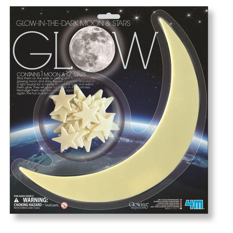 4m Glow-In-The-Dark      Moon & Stars