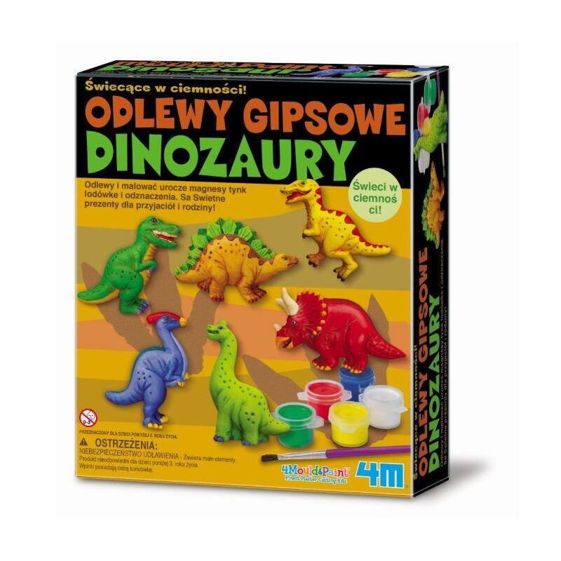 4m Mould & Paint Glow -  Dinosaur