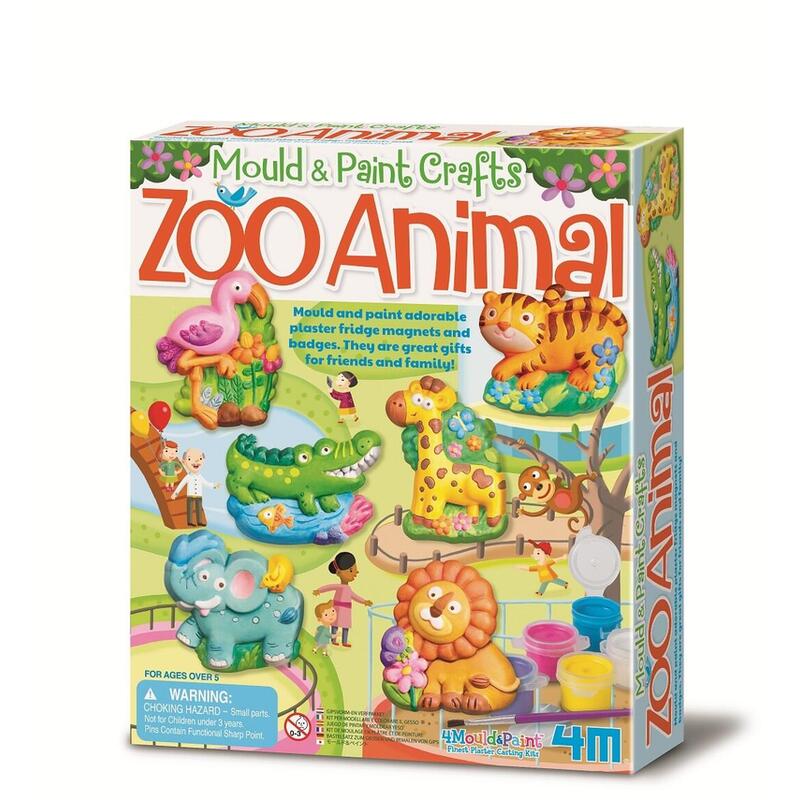 4m Mould & Paint Zoo     Animals