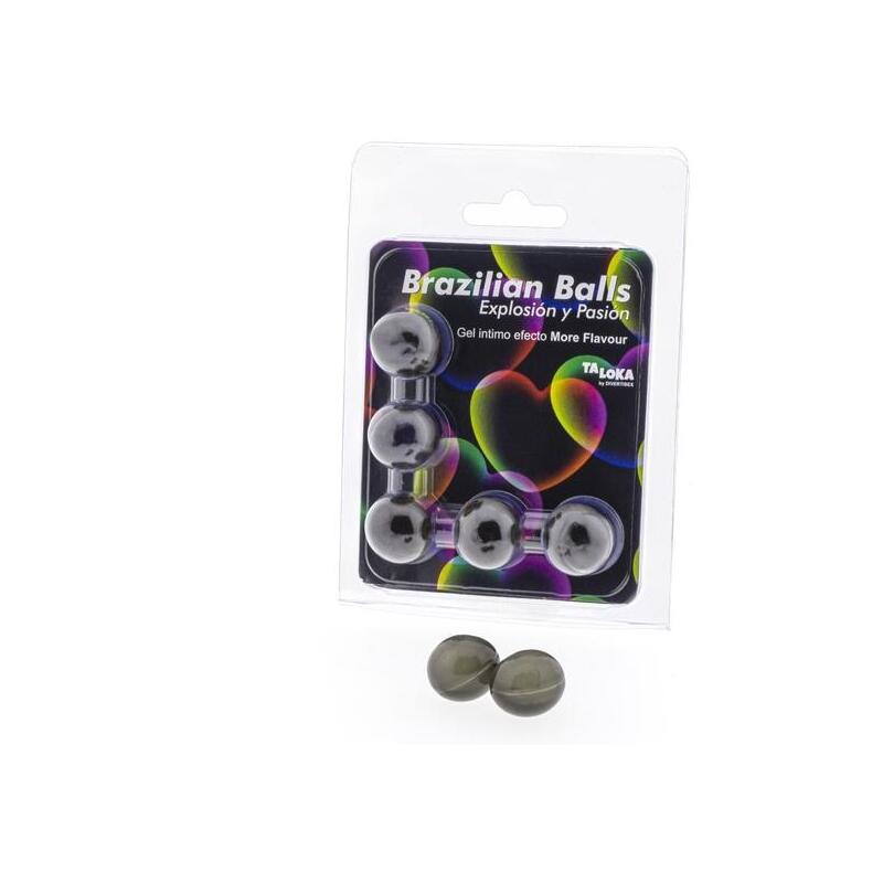 5  Brazilian Balls Explosion De Aromas Gel Excitante Efecto More Flavour