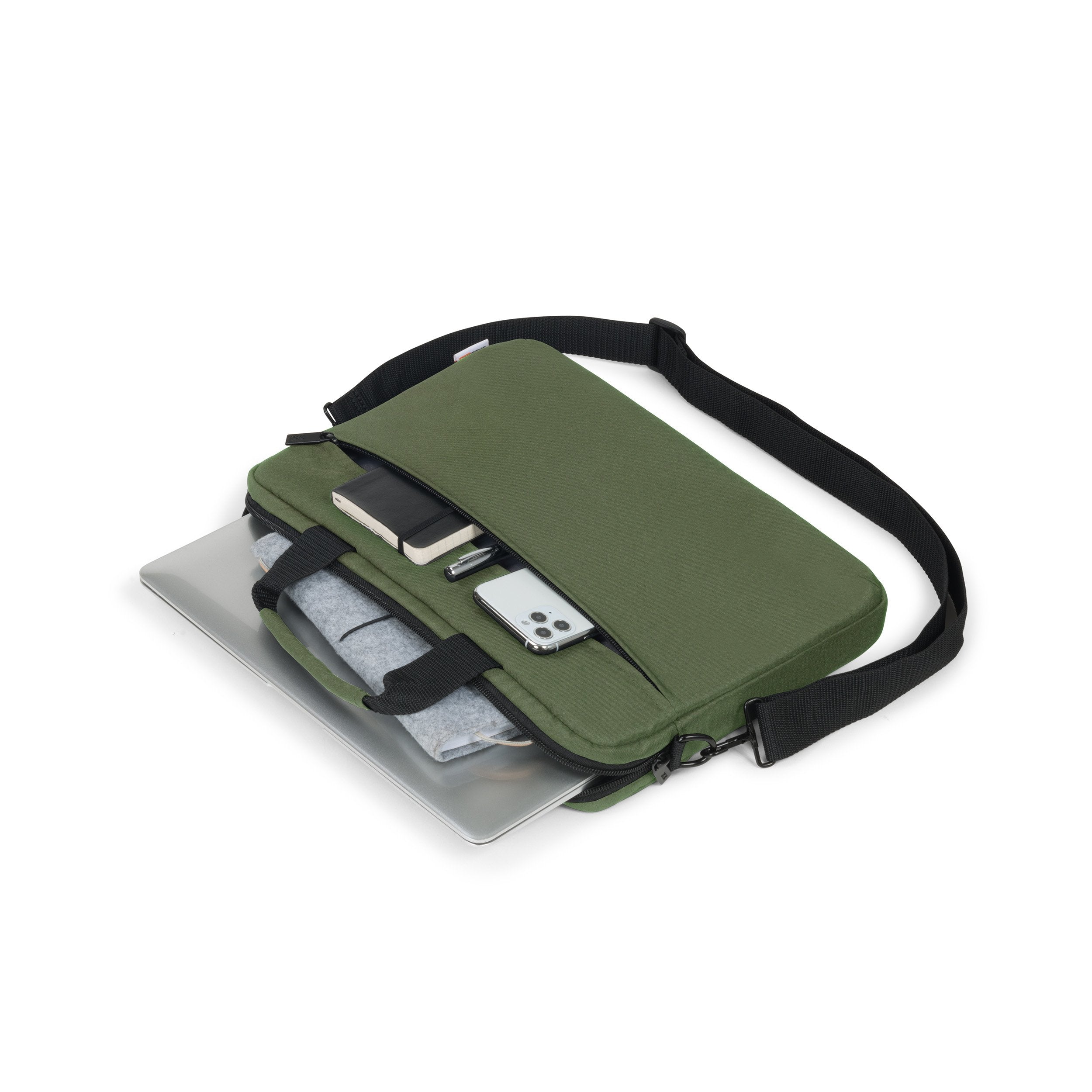 Base Xx D31959 Maletines Para Portátil 35,8 Cm (14.1") Bandolera Verde, Oliva