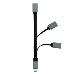Logilink Ua0315 Hub De Interfaz Usb 3.2 Gen 1 (3.1 Gen 1) Type-C 5000 Mbit/S Negro, Gris