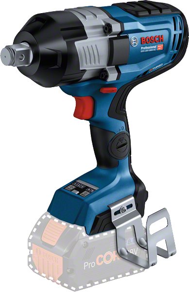 Atornillador De Impacto Bosch Professional  A Batería Biturbo Gds 18v-1600 Hc Professional Solo, 18volt Azul/Negro, Sin Batería Ni Cargador, 3/4" 06019m1000