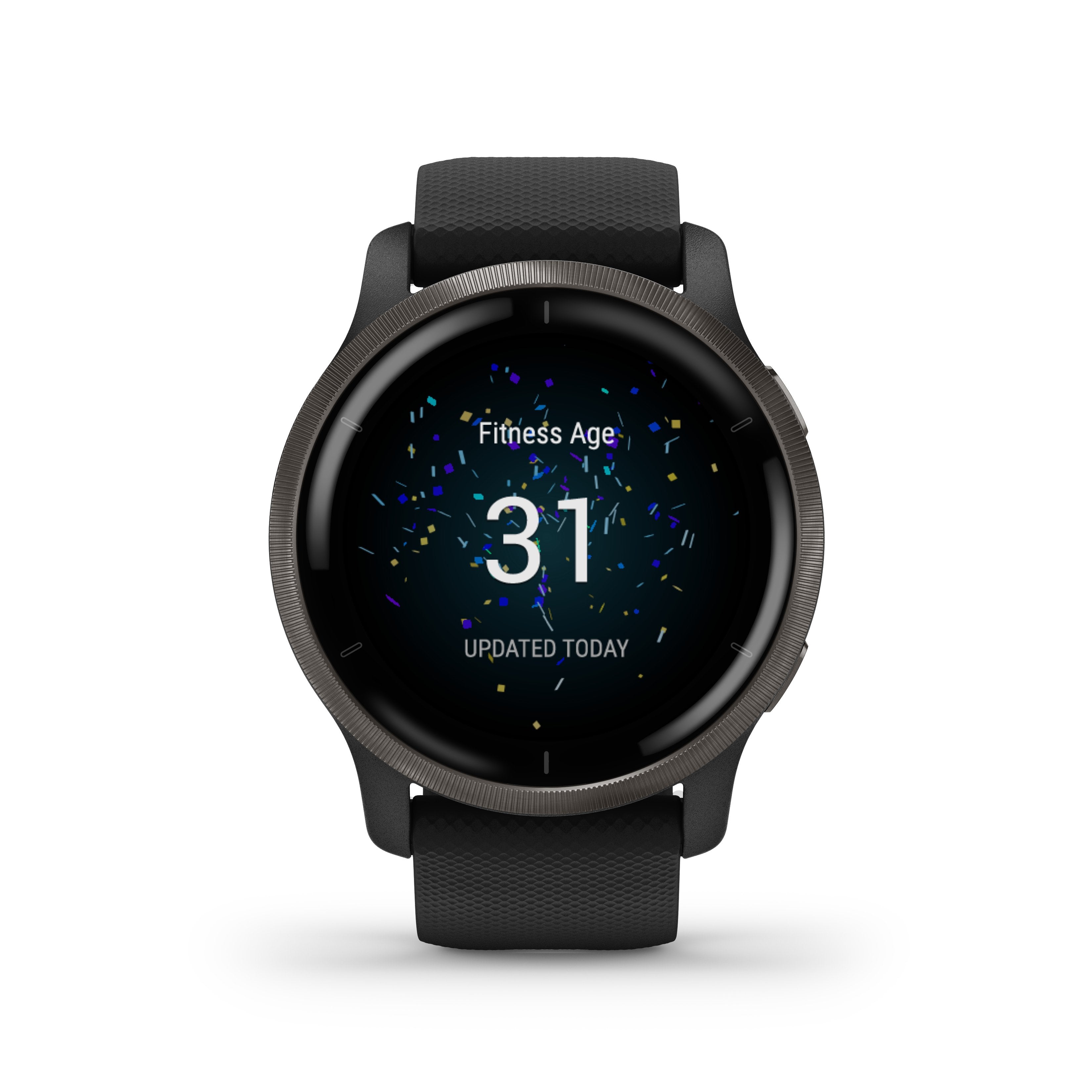 Garmin Venu 2 Negro/Pizarra Smartwatch Multideporte Wifi Gps Integrado Frecuencia Actividad Sueño 45 Mm