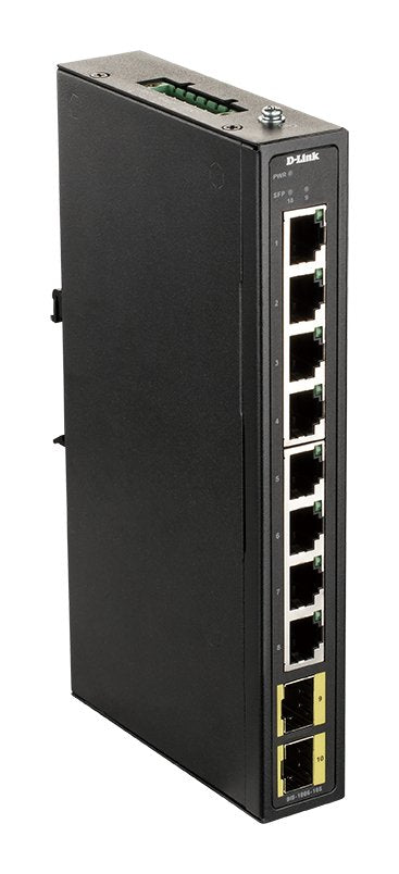 EAN 0790069455612 - D-Link DIS-100G-10S switch No administrado Gigabit Ethernet (10/100/1000) DIN rail Negro imagen 1